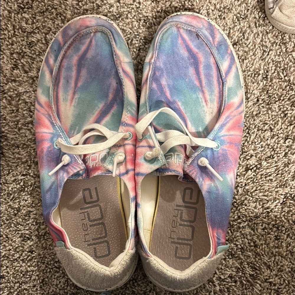 Hey Dude Multicolor Tie-Dye Shoes